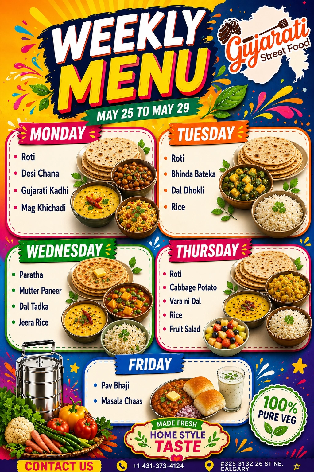 Gujarati Street Food Calgary - Special Offer