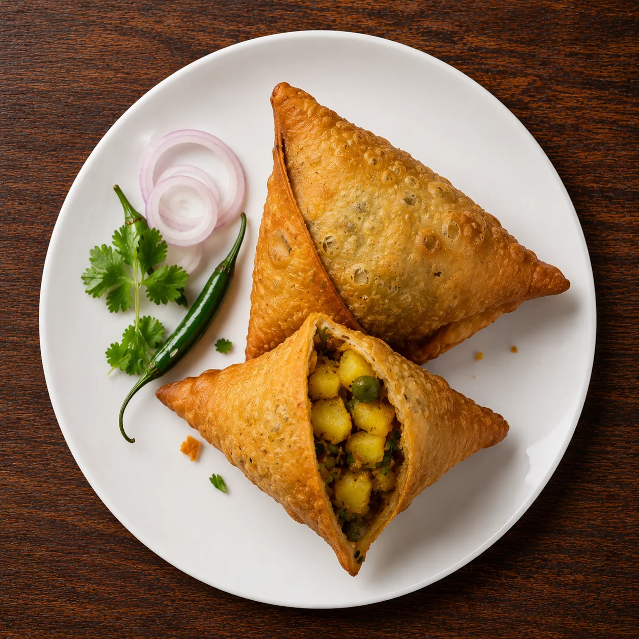 Samosa – crispy vegetarian Indian snack in Calgary NE